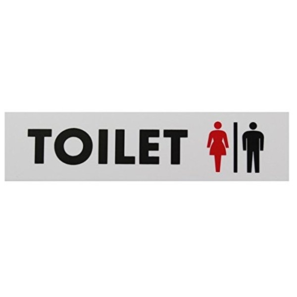 【在庫処分】光 アクリルマット板サイン(プレート)【TOILET女男マーク入】 KMP1846-1 