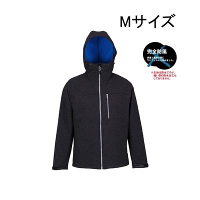 コヤナギ スパークシェルジャケット SJ-360 [防風 防寒 撥水 上着] ブラック Mサイズ 