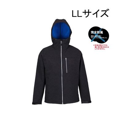 コヤナギ スパークシェルジャケット SJ-360 [防風 防寒 撥水 上着] ブラック LLサイズ 