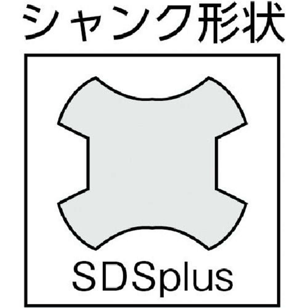 サンコーテクノ(SANKO TECHNO) アンカードリルADX-SDS 全長260タイプ [先端工具 パーツ 穴あけ コンクリート ブロック モルタル] ADX-10.5X260SDS 