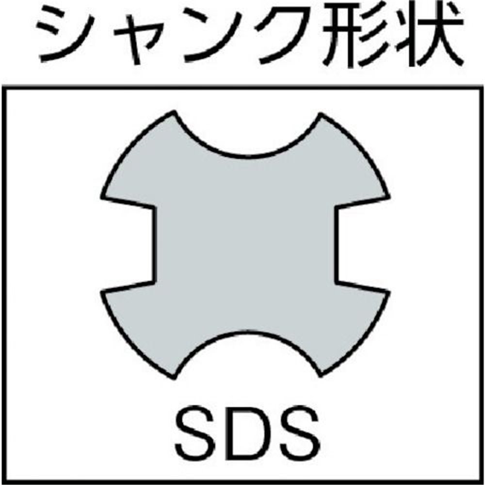 サンコーテクノ(SANKO TECHNO) アンカードリルADX-SDS 全長260タイプ [先端工具 パーツ 穴あけ コンクリート ブロック モルタル] ADX-12.0X260SDS 