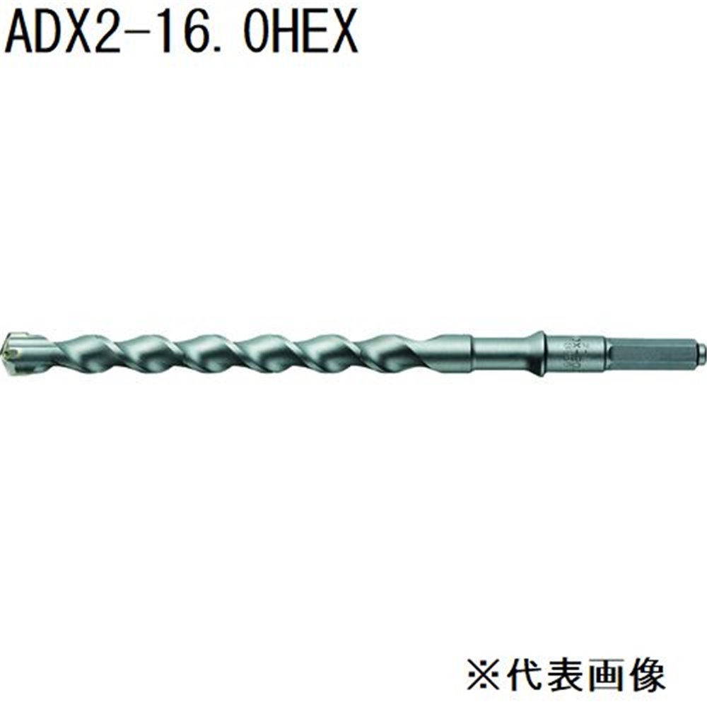 サンコーテクノ(SANKO TECHNO) アンカードリルADX2-HEX 全長280 [先端工具 パーツ 穴あけ コンクリート ブロック モルタル] ADX2-16.0HEX 