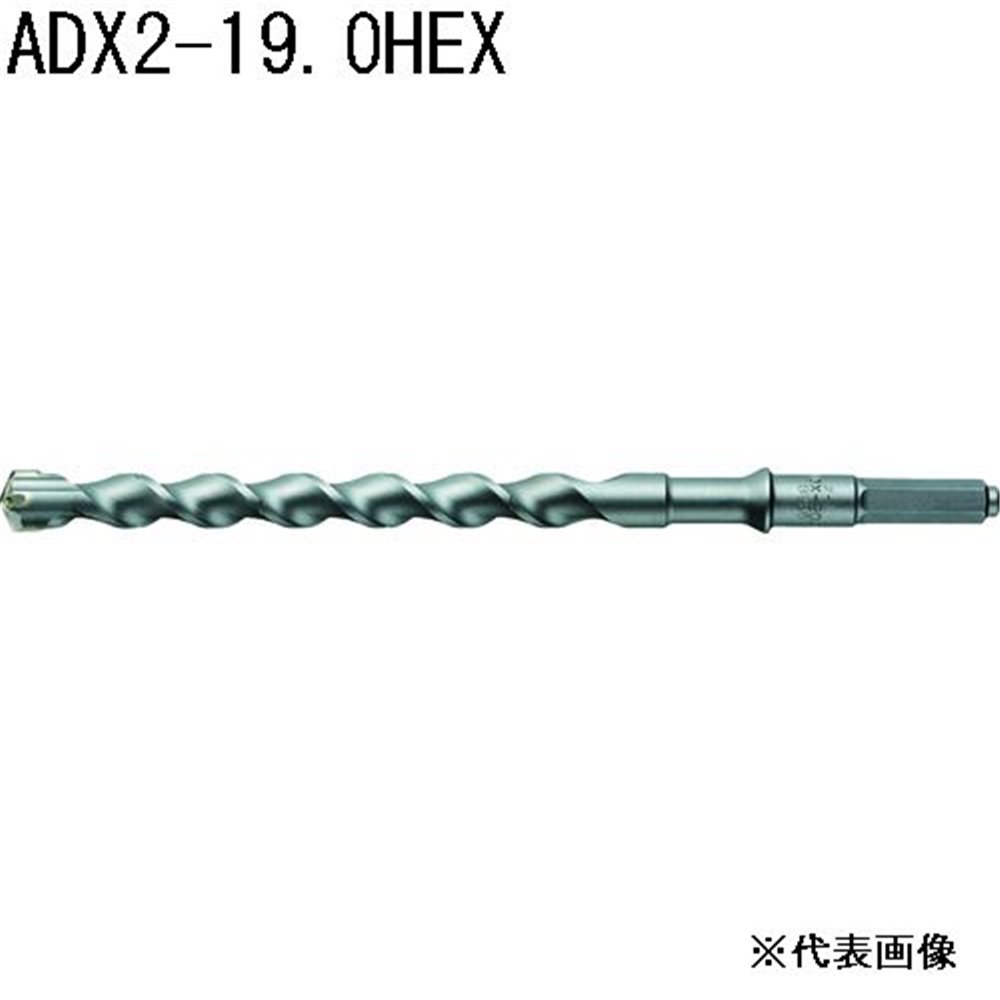 サンコーテクノ(SANKO TECHNO) アンカードリルADX2-HEX 全長320タイプ [先端工具 パーツ 穴あけ ハンマードリル コンクリート ブロック モルタル] ADX2-19.0HEX