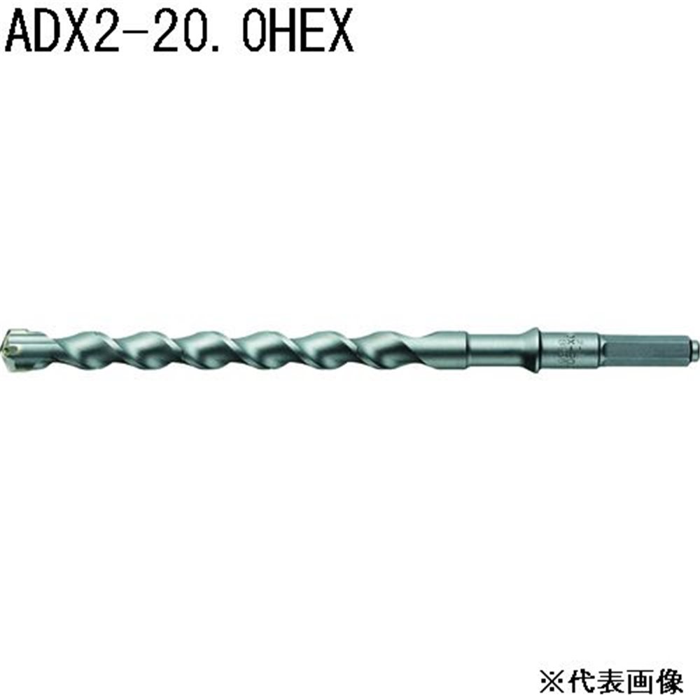 サンコーテクノ(SANKO TECHNO) アンカードリルADX2-HEX 全長320タイプ [先端工具 パーツ 穴あけ ハンマードリル コンクリート ブロック モルタル] ADX2-20.0HEX