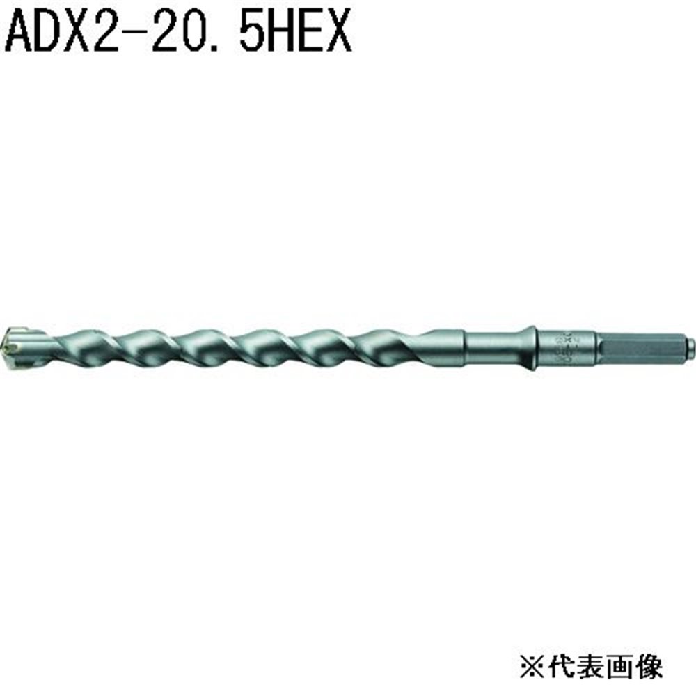 サンコーテクノ(SANKO TECHNO) アンカードリルADX2-HEX 全長320タイプ [先端工具 パーツ 穴あけ ハンマードリル コンクリート ブロック モルタル] ADX2-20.5HEX