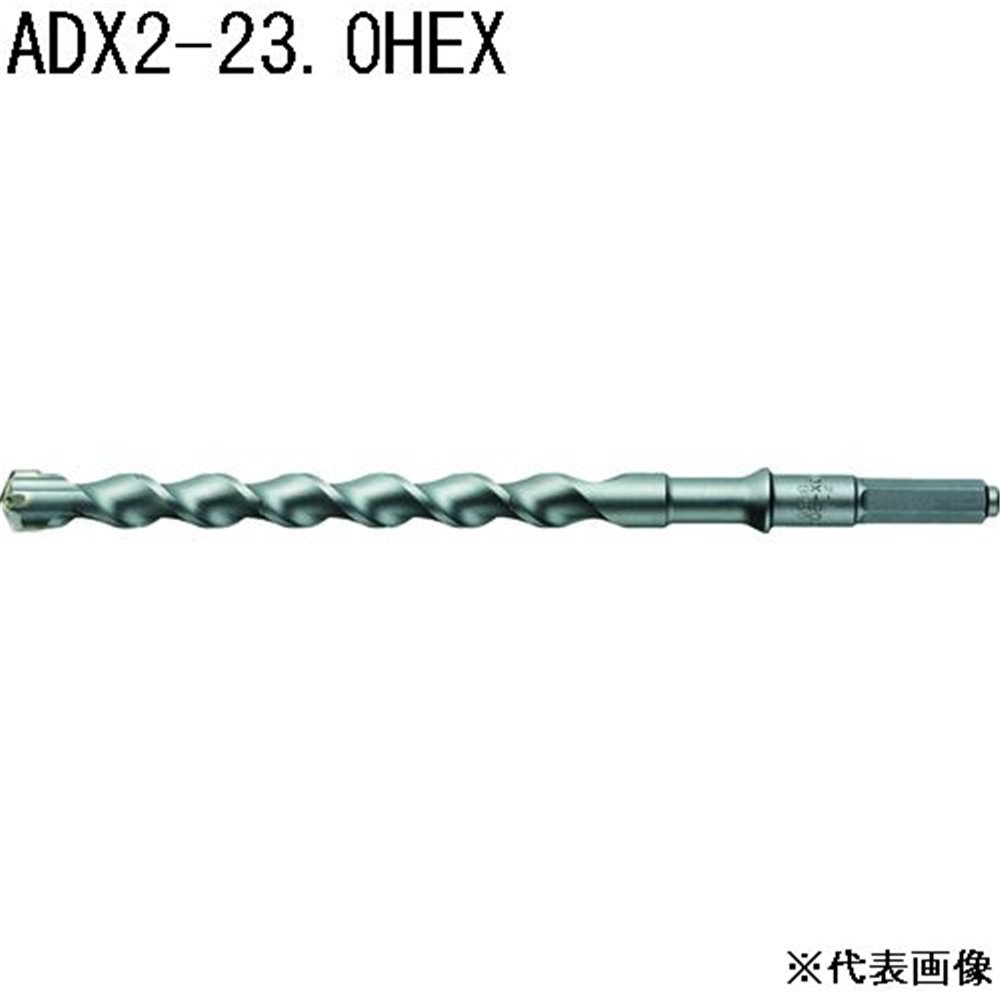 サンコーテクノ(SANKO TECHNO) アンカードリルADX2-HEX 全長320タイプ [先端工具 パーツ 穴あけ ハンマードリル コンクリート ブロック モルタル] ADX2-23.0HEX 