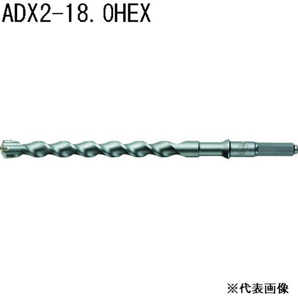 サンコーテクノ(SANKO TECHNO) アンカードリルADX2ーHEX 全長320タイプ [先端工具 パーツ 穴あけ ハンマードリル コンクリート ブロック モルタル] ADX2-18.0HEX