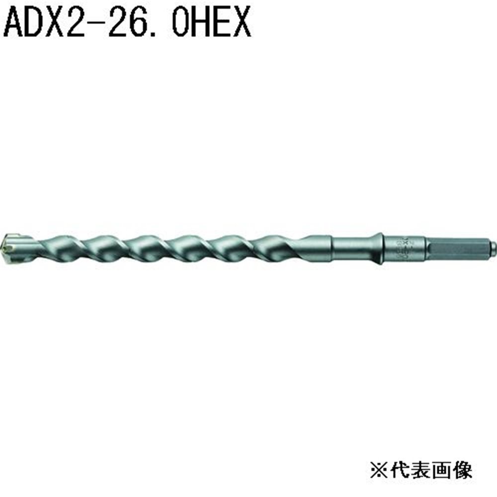 サンコーテクノ(SANKO TECHNO) アンカードリルADX2ーHEX 全長320タイプ [先端工具 パーツ 穴あけ ハンマードリル コンクリート ブロック モルタル] ADX2-26.0HEX