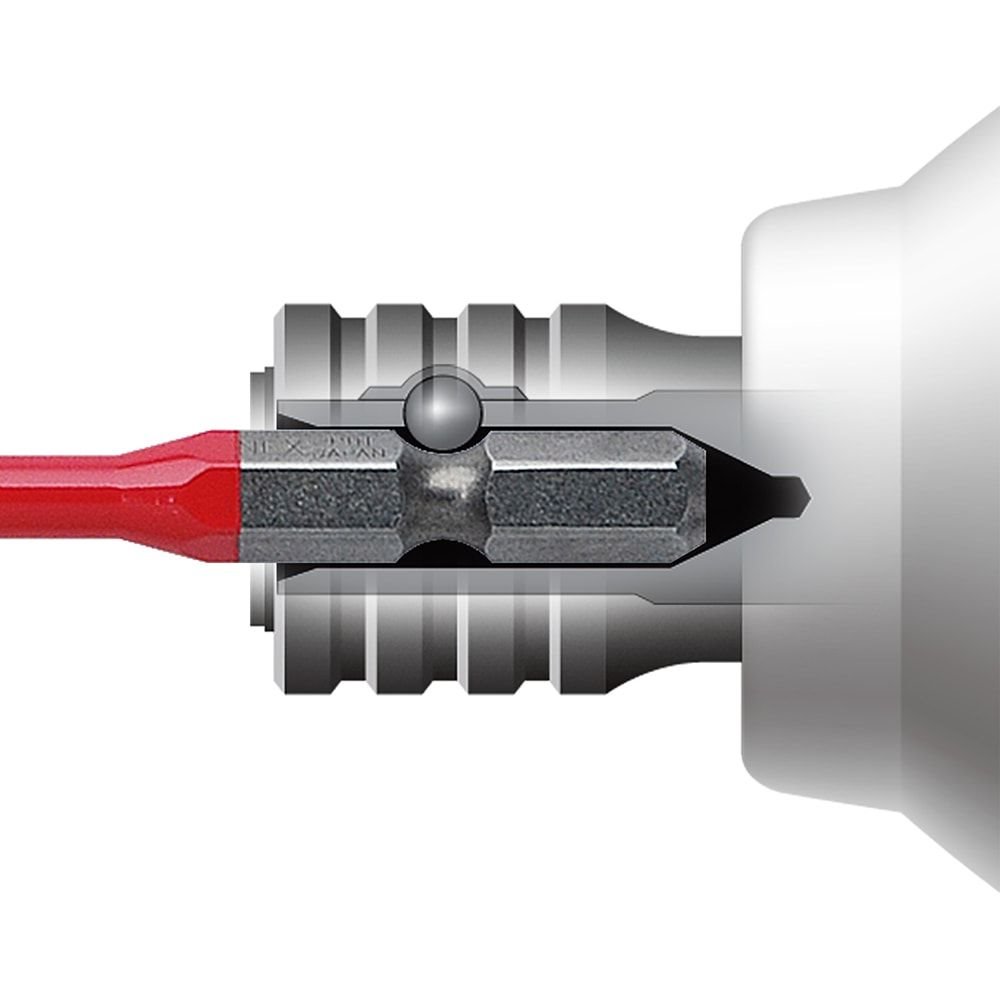 ANEX (アネックス) カラービット 段付タイプ 2本組 ＋1×65 [工具 作業 ネジ回し 電動ドライバー マグネット] ACMD-1065