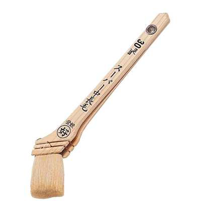 好川産業 白毛 スーパー中長毛 [刷毛 塗装用品 塗料 油性ニス] 30mm 