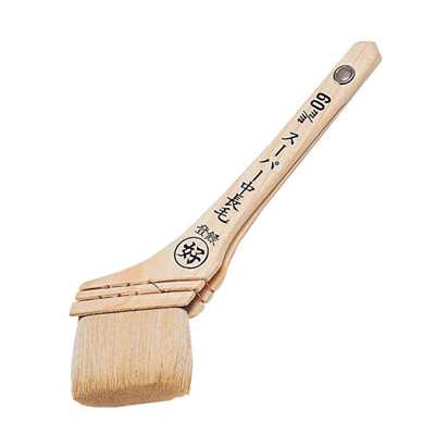 好川産業 白毛 スーパー中長毛 [刷毛 塗装用品 塗料 油性ニス] 60mm 