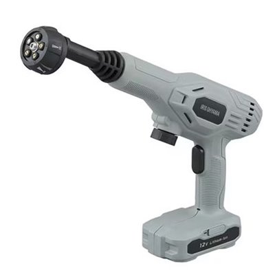 アイリスオーヤマ 充電式ハンディウォッシャー グレー [掃除用品 洗浄 軽量 ベランダ 浴室 キッチン 排水溝 自転車] JHW-101 