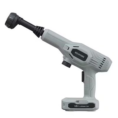 アイリスオーヤマ 充電式ハンディウォッシャー グレー [掃除用品 洗浄 軽量 ベランダ 浴室 キッチン 排水溝 自転車] JHW-101 