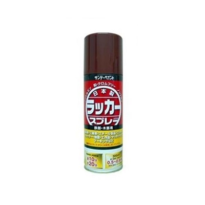 サンデーペイント ラッカースプレーＪ　茶色 300ｍｌ