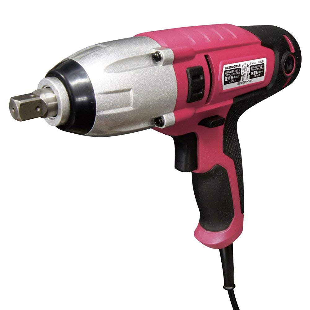 大自工業 メルテック 電動インパクトレンチ　AC100Ｖ用　ワインレッド FT-50P