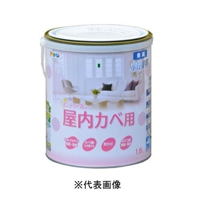 アサヒペン NEW水性インテリアカラー　屋内カベ用　パステルピンク 1.6L