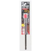 高儀 侍BLACK エクステンションホルダー 175mm[ビット延長ホルダー ドリルパーツ インパクトドライバ対応 プラス ねじ ビス] SRB175ETH 