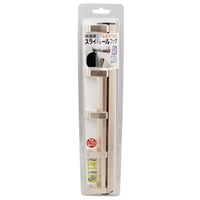 ノムラテック 快適便利 アルミでできたスライドレールフック 5フックsシャンパンゴールド N-2394 