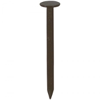 【在庫処分】ダイドーハント カラートタン釘1kg 14X32 新茶 