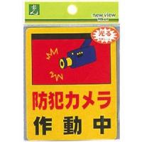 【在庫処分】光 防犯カメラ作動中0.2×80×100 [No.RE801-2] 