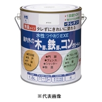 ニッペホームプロダクツ 水性つやありEXE（ホワイト） 【1.6L（1600ml）】 